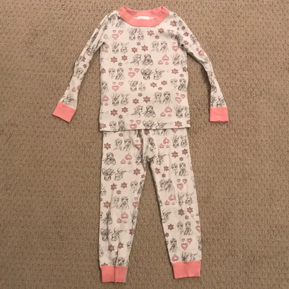 Hanna Andersson Disney Frozen long pjs size 100